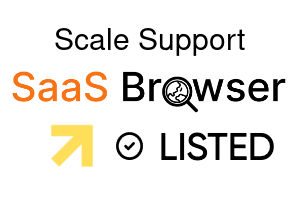 Scale Support - SaaS Browser Verified Badge