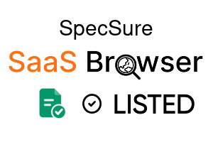 SpecSure - SaaS Browser Verified Badge