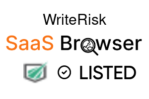 WriteRisk - SaaS Browser Verified Badge