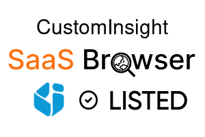 CustomInsight - SaaS Browser Verified Badge