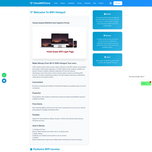 cloudwifizone Screenshot