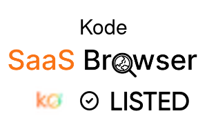 Kode - SaaS Browser Verified Badge