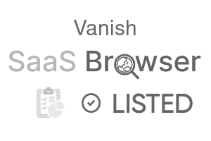 Vanish - SaaS Browser Verified Badge