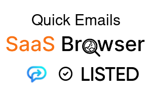 Quick Emails - SaaS Browser Verified Badge