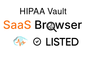 HIPAA Vault - SaaS Browser Verified Badge