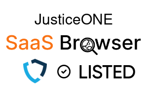 JusticeONE - SaaS Browser Verified Badge
