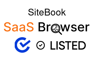 SiteBook - SaaS Browser Verified Badge