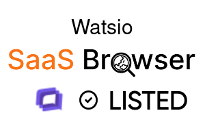 Watsio - SaaS Browser Verified Badge