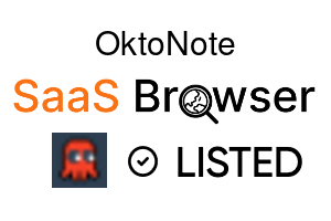 OktoNote - SaaS Browser Verified Badge
