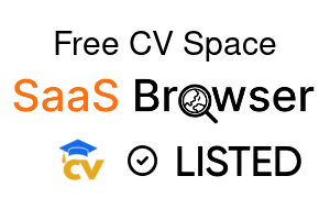 Free CV Space - SaaS Browser Verified Badge