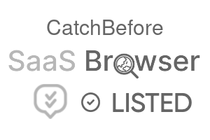 CatchBefore - SaaS Browser Verified Badge