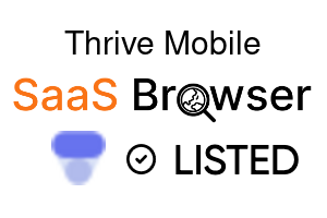 Thrive Mobile - SaaS Browser Verified Badge