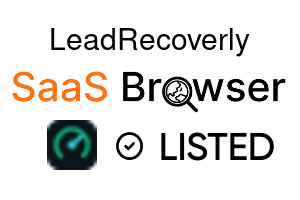 LeadRecoverly - SaaS Browser Verified Badge