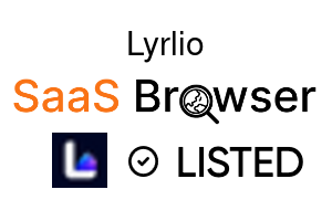Lyrlio - SaaS Browser Verified Badge