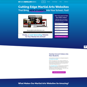 Amazing Martial Arts Websites Screenshot