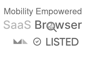 Mobility Empowered - SaaS Browser Verified Badge