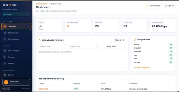 CoreDetection Screenshot 1