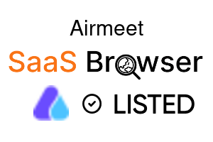 Airmeet - SaaS Browser Verified Badge