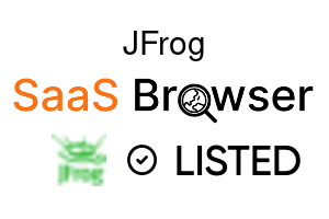 JFrog - SaaS Browser Verified Badge