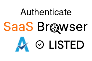 Authenticate - SaaS Browser Verified Badge