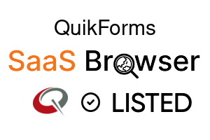 QuikForms - SaaS Browser Verified Badge