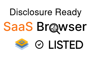 Disclosure Ready - SaaS Browser Verified Badge