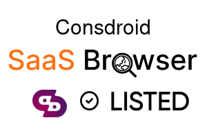 Consdroid - SaaS Browser Verified Badge