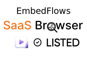 EmbedFlows - SaaS Browser Verified Badge