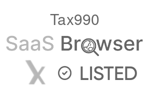Tax990 - SaaS Browser Verified Badge