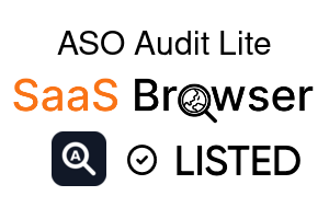 ASO Audit Lite - SaaS Browser Verified Badge