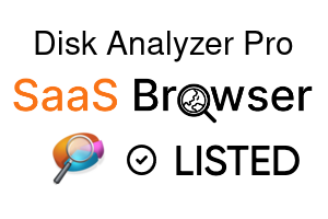 Disk Analyzer Pro - SaaS Browser Verified Badge