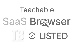 Teachable - SaaS Browser Verified Badge