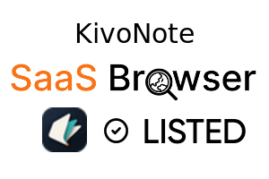 KivoNote - SaaS Browser Verified Badge