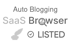 Auto Blogging - SaaS Browser Verified Badge