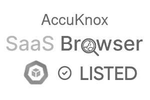 AccuKnox - SaaS Browser Verified Badge