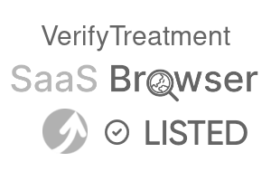 VerifyTreatment - SaaS Browser Verified Badge