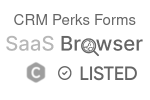 CRM Perks Forms - SaaS Browser Verified Badge
