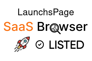 LaunchsPage - SaaS Browser Verified Badge