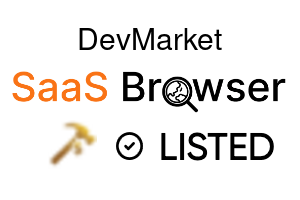 DevMarket - SaaS Browser Verified Badge