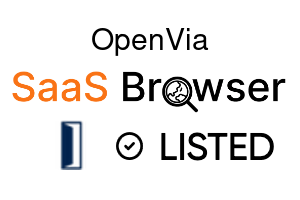 OpenVia - SaaS Browser Verified Badge