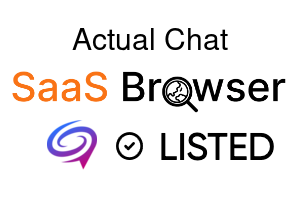 Actual Chat - SaaS Browser Verified Badge