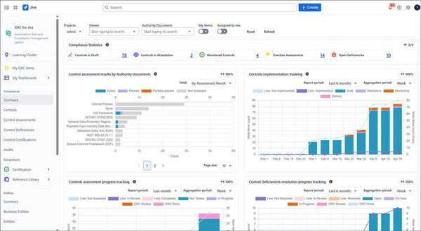 GRC for Jira Screenshot 1