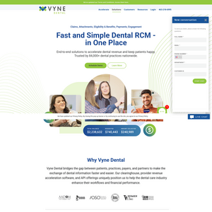 Vyne Dental Screenshot