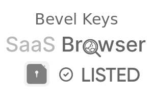 Bevel Keys - SaaS Browser Verified Badge