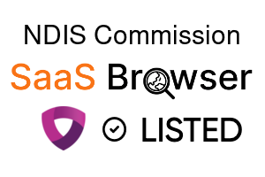 NDIS Commission - SaaS Browser Verified Badge