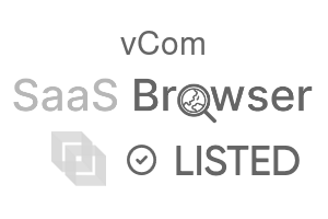 vCom - SaaS Browser Verified Badge