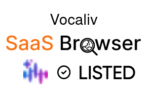Vocaliv - SaaS Browser Verified Badge