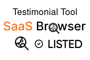 Testimonial Tool - SaaS Browser Verified Badge