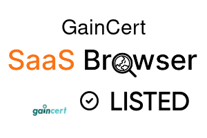 GainCert - SaaS Browser Verified Badge