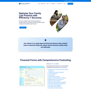 Family Law Software Screenshot